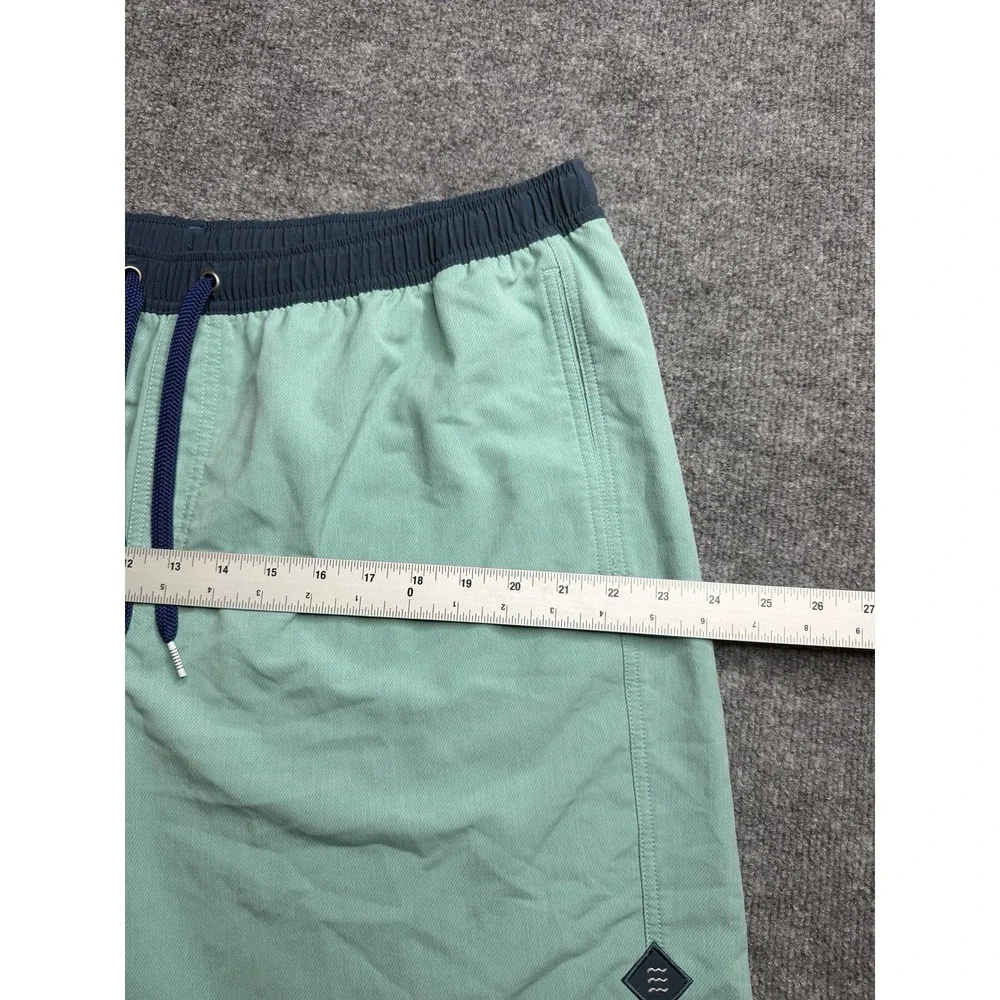 Free Fly Men's Size XXL Blue Green Polyester Bamboo Hydro Shorts 8